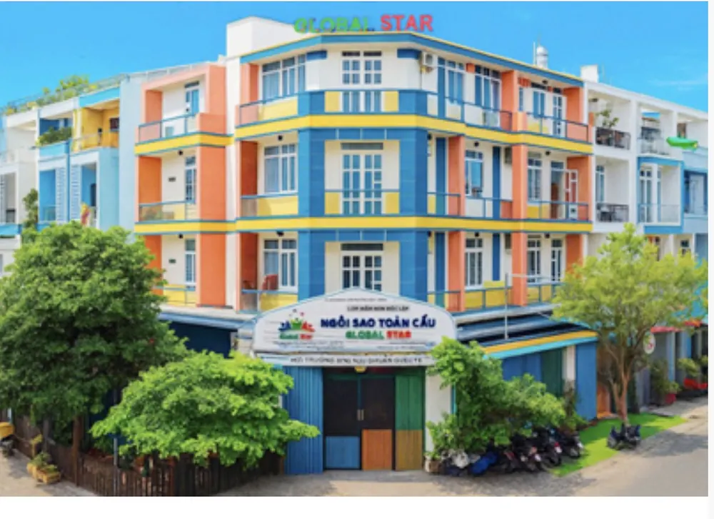 Mặt tiền cơ sở mầm non Global Star Hiệp Thành